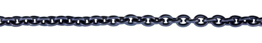 3 Foot Zinc Alloy Black Finish Chain
