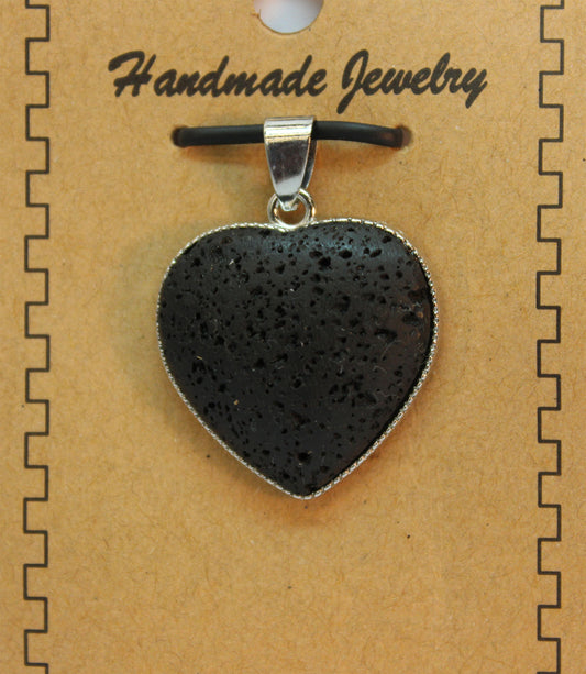 26mm Lava Heart Pendants