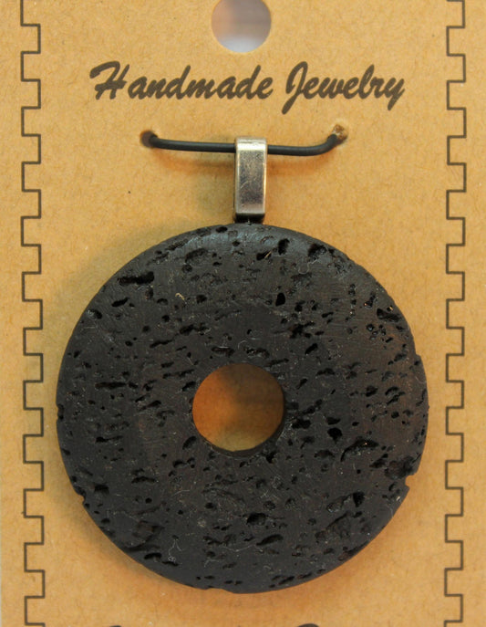40mm Lava Donut Pendants