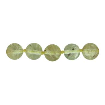 32 inch 8mm Rutilated Quartz Glass Knotted Round Necklace