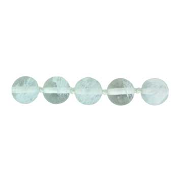 32 inch 8mm Lavender Quartz Glass Knotted Round Necklace
