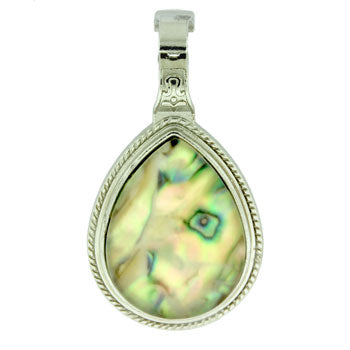 39X63mm Sea Opal Pear Pendants