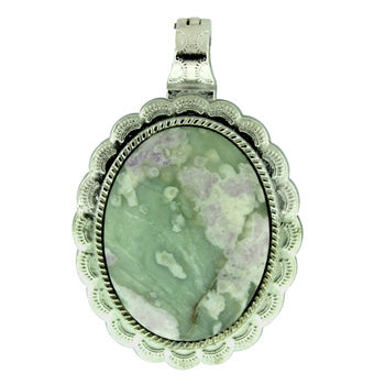 43X66mm Peace Jasper Oval Pendants
