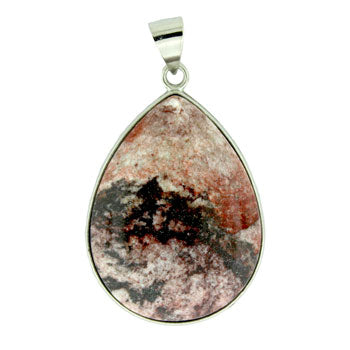 32X47mm Sun Rock Jasper Pear Pendants
