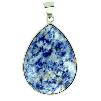 32X47mm Sodalite Brazil Pear Pendants