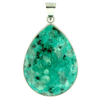 32X47mm Green Quartz Glass Pear Pendants