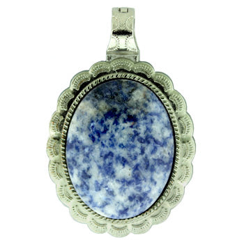 43X66mm Sodalite Brazil Oval Pendants
