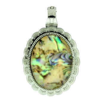 43X66mm Sea Opal Oval Pendants