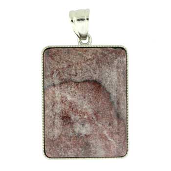 32X47mm Sun Rock Jasper Rectangle Pendants