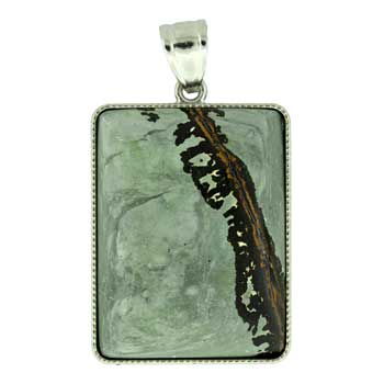 32X47mm Artistic Jasper Rectangle Pendants