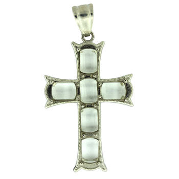 33X53mm Synthetic Crystal Cross Pendants