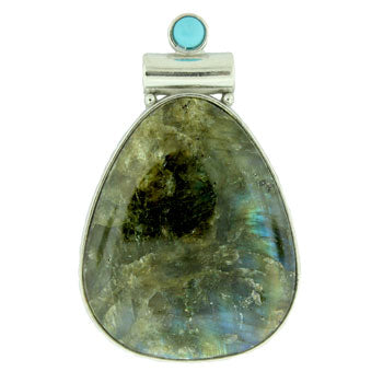 33X50mm Labradorite Pear Pendants