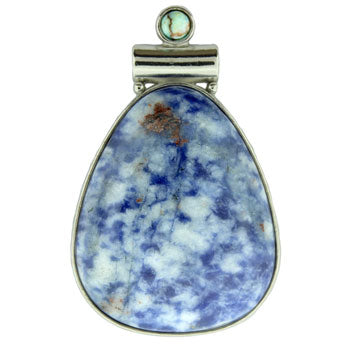 33X50mm Sodalite Brazil Pear Pendants