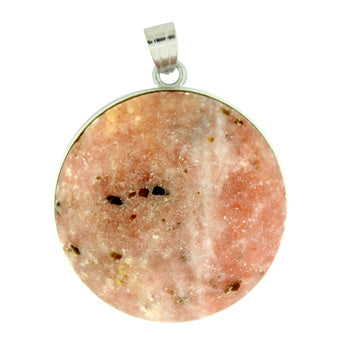 33X50mm Chili Jasper Coin Pendants