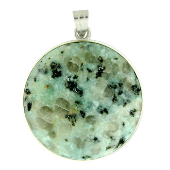 33X50mm Sesame Jasper Coin Pendants