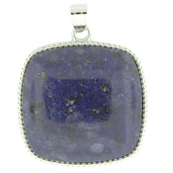 36X41mm Lapis Jasper Dyed Square Pendants