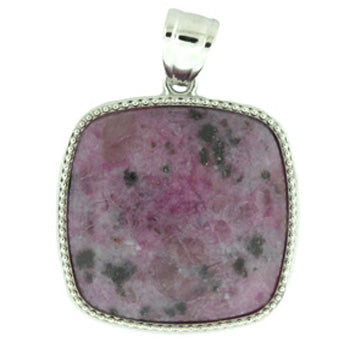 36X41mm Purple Quartz Glass Dyed Square Pendants