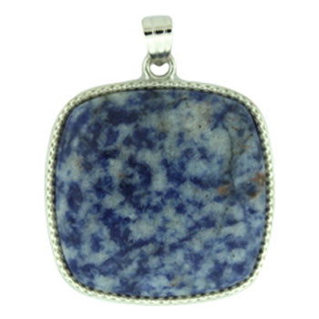 36X41mm Sodalite Brazil Square Pendants