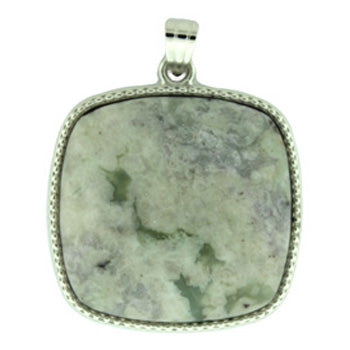 36X41mm Peace Jasper Square Pendants