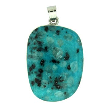 29X43mm Aqua Quartz Dyed Drop Pendants