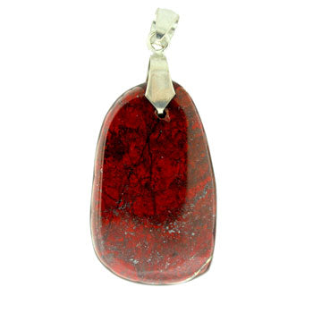 34-48mm Poppy Jasper Freeform Pendants
