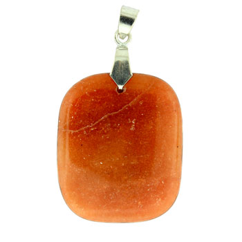 34-48mm Red Aventurine Freeform Pendants