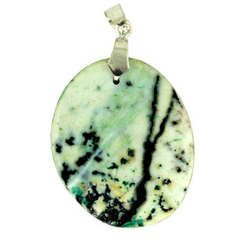 34-48mm White Turquoise Jasper Freeform Pendants