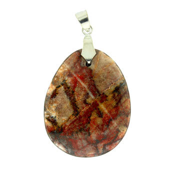 34-48mm Sun Rock Jasper Freeform Pendants
