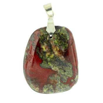 34-48mm Dragon Blood Jasper Freeform Pendants