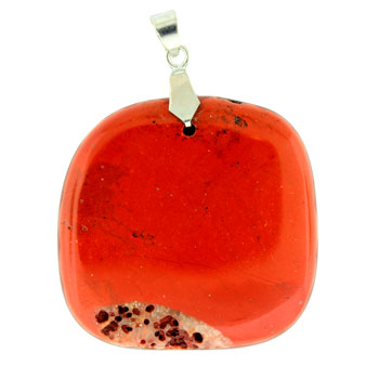 34-48mm Red Jasper Freeform Pendants