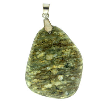 34-48mm Crazy Moss Stone Freeform Pendants