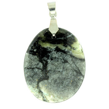 34-48mm Black Picasso Jasper Freeform Pendants