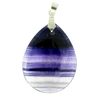 32-50mm Fluorite Pear Pendants