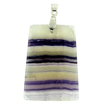 32-50mm Fluorite Trapezoid Pendants