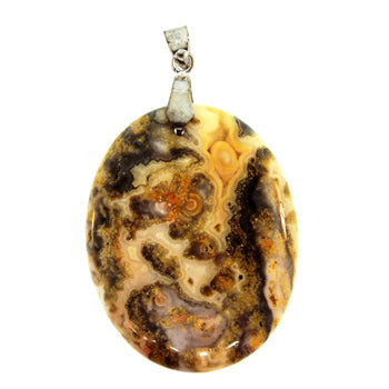 32-50mm Crazy Lace Agate Freeform Pendants