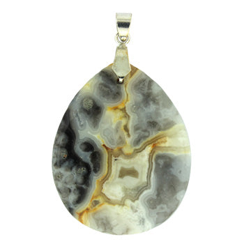32-50mm Crazy Lace Agate Freeform Pendants