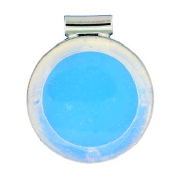 35X40mm Opalite Glass Round Pendants