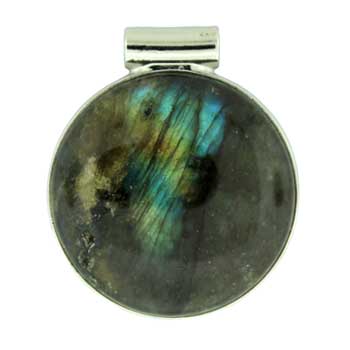 35X40mm Labradorite Round Pendants