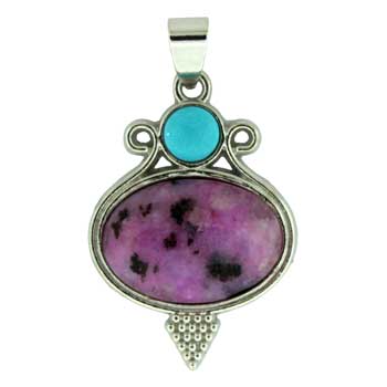 24X35mm Dyed Purple Quartz Glass Oval Pendants