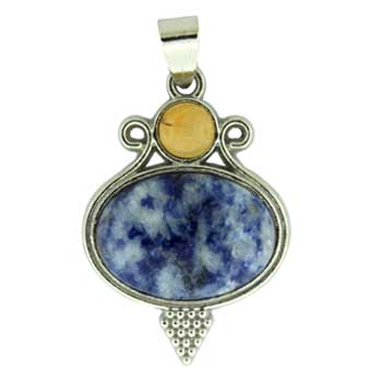 24X35mm Sodalite Brazil Oval Pendants