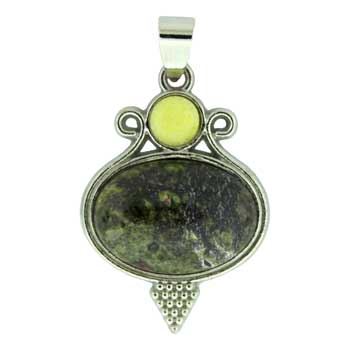 24X35mm Dragon Blood Jasper Oval Pendants