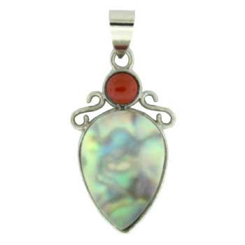 18X32mm Sea Opal Pear Pendants