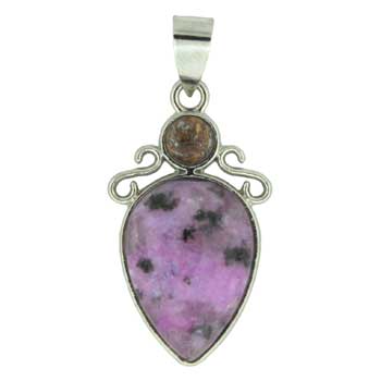 18X32mm Dyed Purple Quartz Glass Pear Pendants