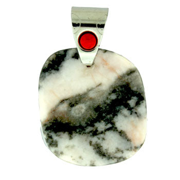 30-45mm Pink Zebra Jasper Freeform Pendants