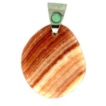 30-45mm Red Malachite Jasper Freeform Pendants