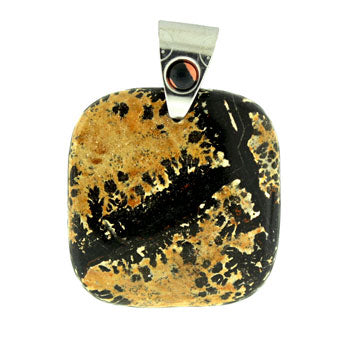 30-45mm Paintbrush Jasper Freeform Pendants