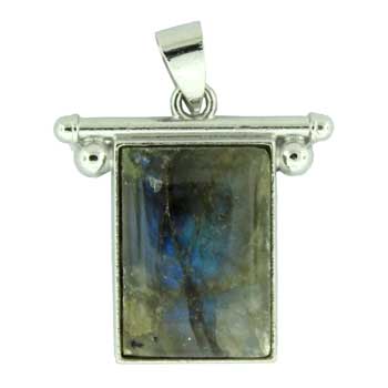 27X28mm Labradorite Rectangle Pendants