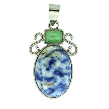 20X31mm Sodalite Brazil Oval Pendants