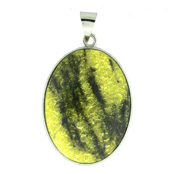 32X47mm Dyed Yellow Turtle Jasper Oval Pendants