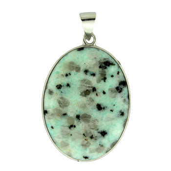 32X47mm Sesame Jasper Oval Pendants